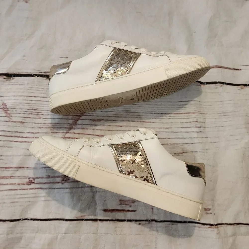Tory Burch Carter Sequins Sneakers Size 10